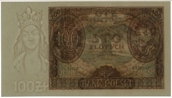 100 złotych, 9.11.1934