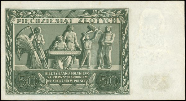 50 złotych, 11.11.1936; Jan Henryk Dąbrowski, se