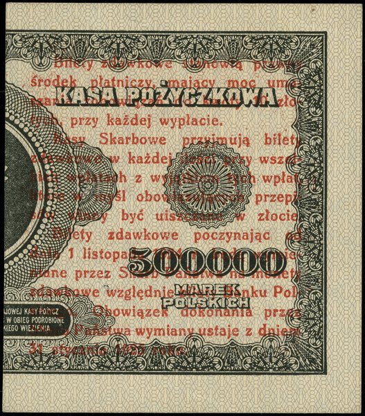 bilet zdawkowy – 1 grosz, 28.04.1924