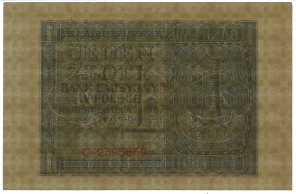 1 złoty, 1.03.1940