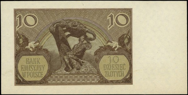 10 złotych, 1.03.1940; seria J, numeracja 584888