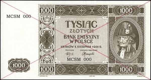 1.000 złotych, 1.08.1941