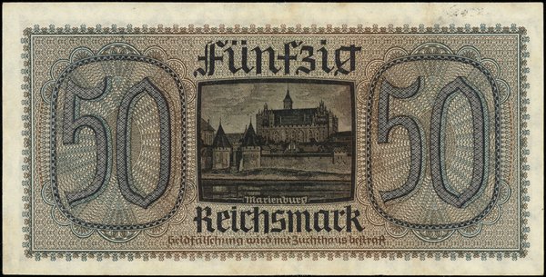 Reichskreditkasse. 50 Reichsmark, bez daty (1940–1945)