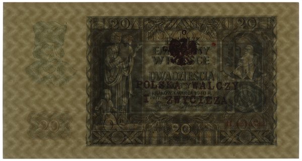 20 złotych, 1.03.1940