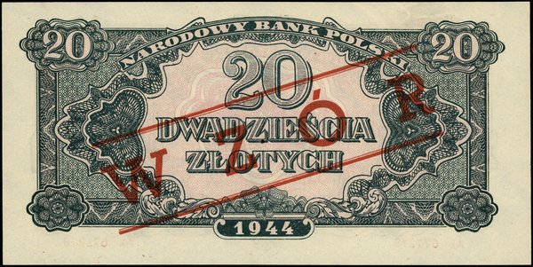 20 złotych, 1944