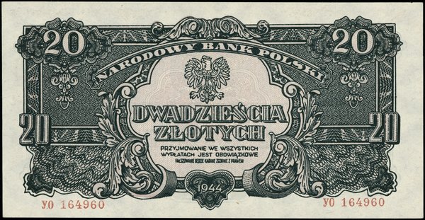 20 złotych, 1944