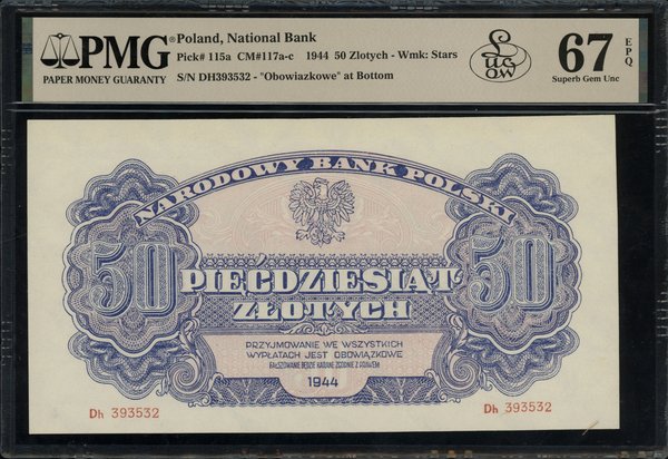 50 złotych, 1944