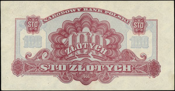 100 złotych, 1944