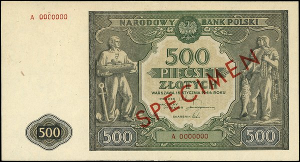 500 złotych, 15.01.1946