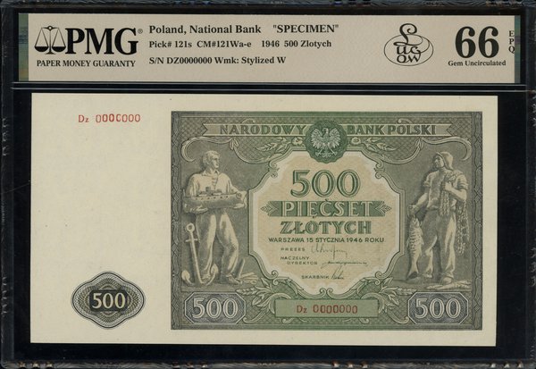 500 złotych, 15.01.1946