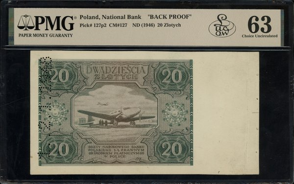 20 złotych, 15.05.1946; bez oznaczenia serii i n