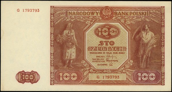 100 złotych, 15.05.1946