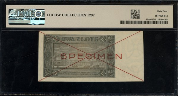 2 złote, 1.07.1948; po obu stronach banknotu cze