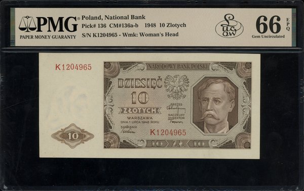 10 złotych, 1.07.1948