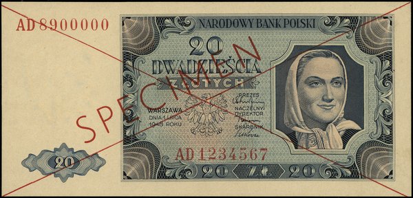 20 złotych, 1.07.1948