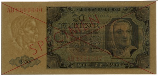 20 złotych, 1.07.1948