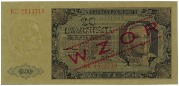 20 złotych, 1.07.1948