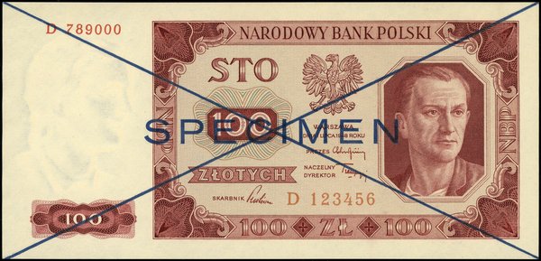 100 złotych, 1.07.1948