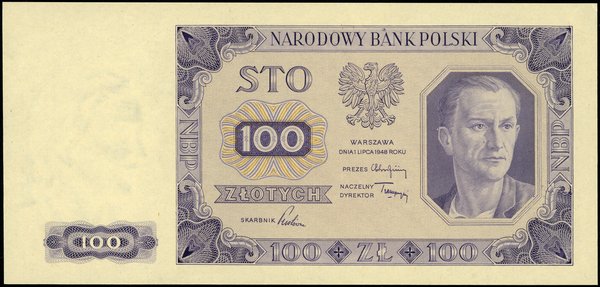 100 złotych, 1.07.1948