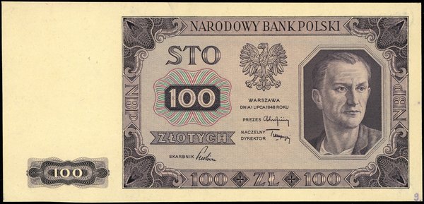 100 złotych, 1.07.1948