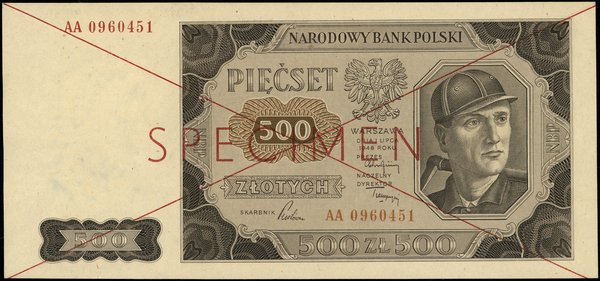 500 złotych, 1.07.1948