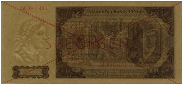 500 złotych, 1.07.1948