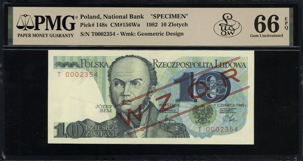 10 złotych, 1.06.1982