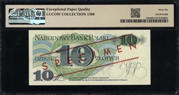 10 złotych, 1.06.1982; seria T, numeracja 000235