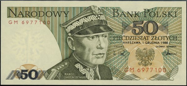 50 złotych, 1.12.1988