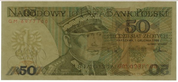 50 złotych, 1.12.1988