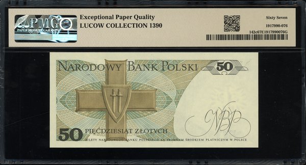 50 złotych, 1.12.1988; seria GM, numeracja 69771