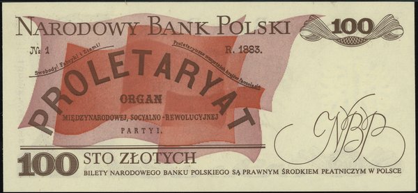 100 złotych, 1.06.1986