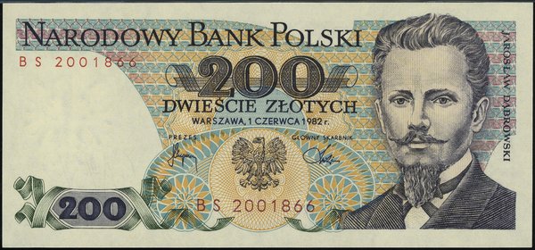 200 złotych, 1.06.1982