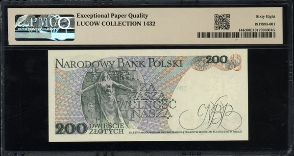 200 złotych, 1.06.1986; seria EA, numeracja 0300