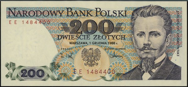 200 złotych, 1.12.1988