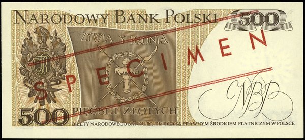 500 złotych, 1.06.1982