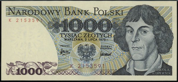 1.000 złotych, 2.07.1975