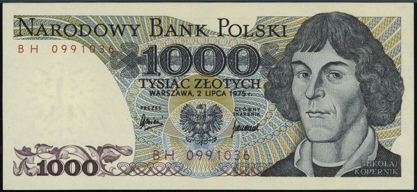 1.000 złotych, 2.07.1975