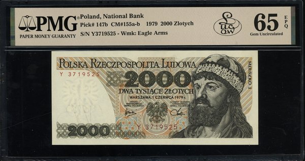 2.000 złotych, 1.06.1979; seria Y, numeracja 371