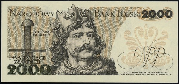 2.000 złotych, 1.06.1982; seria BU, numeracja 48