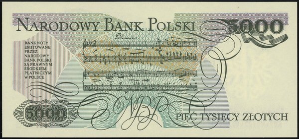 5.000 złotych, 1.12.1988