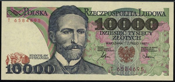 10.000 złotych, 1.02.1987