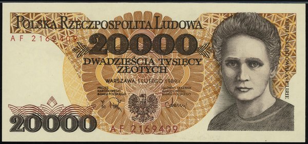 20.000 złotych, 1.02.1989