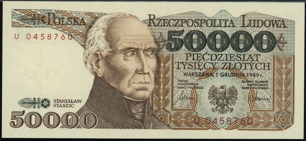 50.000 złotych, 1.12.1989