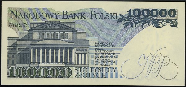 100.000 złotych, 1.02.1990