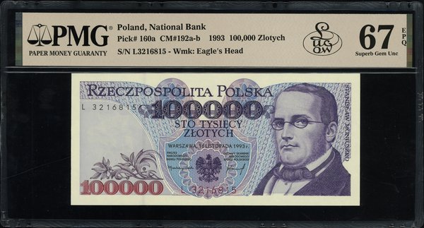 100.000 złotych, 16.11.1993