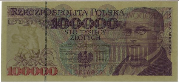 100.000 złotych, 16.11.1993