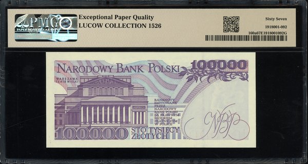 100.000 złotych, 16.11.1993