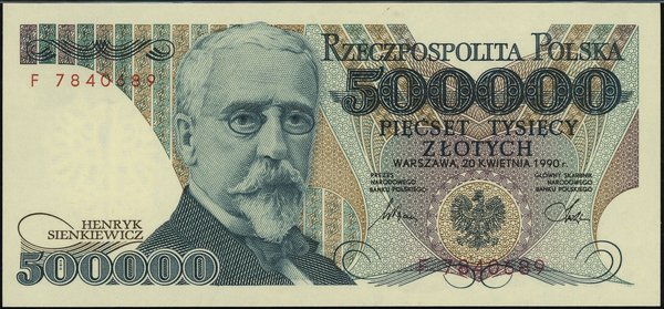 500.000 złotych, 20.04.1990