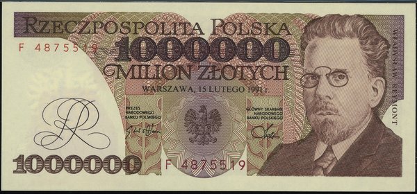 1.000.000 złotych, 15.02.1991